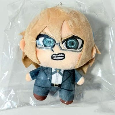 10cm Anime Danganronpa Pluche Pop Hanger Togami Byakuya Pluche Speelgoed Sleutelhanger Knuffelpop Fan Cadeau Decoraties 10cm beige