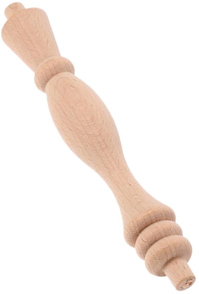 Houten Balusters - Houten Spindels Trapleuning Onderdelen - Tuindecoratie - Europees Kolom Ontwerp - 16.5 x 3 x 3 cm