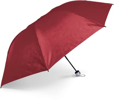 Paraplu Rood – Regenparaplu Met 8 Baleinen – Diameter 96 Cm – Stevig Stalen Frame – Kunststof Handvat Met Polsband – Compact En Lichtgewicht – Voor Dagelijks Gebruik - 1 Stuks [57016C]