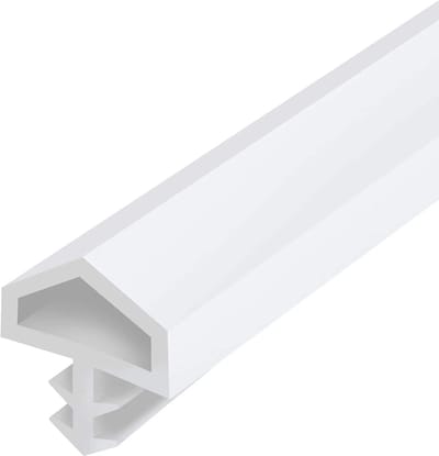 cyclingcolors Vensterafdichting voor deuren en ramen, 10 mm x 5,5 mm, wit, thermoplastisch rubber, flexibele isolatie (lengte: 1 m)