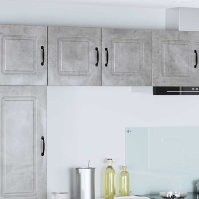 vidaXL - Vaatwasserpaneel - Kalmar - Beton - Grijs - 40 - x - 31 - x - 40 - cm