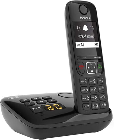 Draadloze Telefoon - DECT Telefoon Vaste Lijn Telefoon - Dagelijkse Communicatie - Met Antwoordapparaat - 119 Gram - Zwart