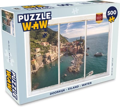 Puzzel Doorkijk - Eiland - Water - Legpuzzel - Puzzel 500 stukjes