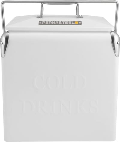 Draagbare Koelbox - Bierkoeler - Dranken Koel Houden - Ingebouwde Flesopener - 13 Liter - Wit