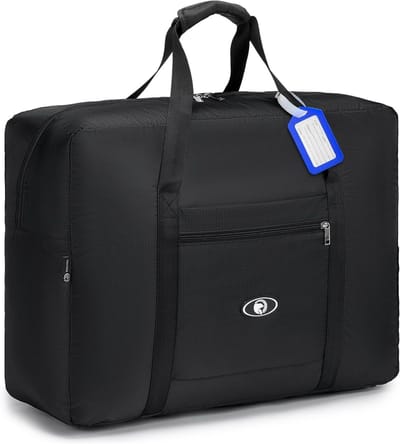 Ruimtebesparende Cabin Bag 55x40x20cm - Vouwbare, Waterdichte Reistas voor Vliegtuig, Weekendtrips en Camping