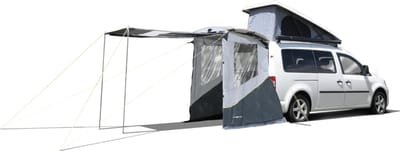 Brunner Pilote Caddy 5 - Achterklep Tent Volkswagen Caddy 2020> - Tailgate Tent - 140 x 190 x H170/200 - Oxford Polyester