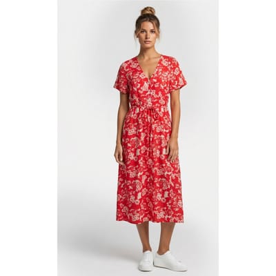& Other Stories Pa Mint Dress Red Maat: 32 | Midi Jurken Outlet | Dames | Groen