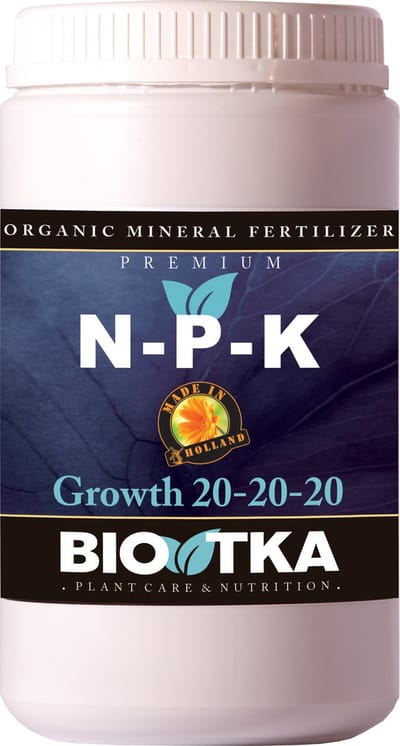 BioTka Microgranulaat NPK 20-20-20 Groeifase 1 kg. - Bio Micro - plantenvoeding - biologische voeding - biologische plantenvoeding - planten - bio supplement - hydro voeding - plantenvoeding aarde - kokosvoeding - kokos voeding – groei - groeifase