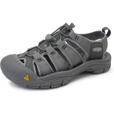 Zomer Outdoor Sandalen voor Heren Ademende Wandelschoenen Water Strand Heren Sandalen Kamperen Klimmen Aqua Sneaker 39 gray