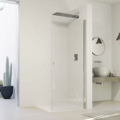 HÜPPE SolvaPro swing door for niche and side wall 80 x 200 cm, without anti-plaque 7T0201092321