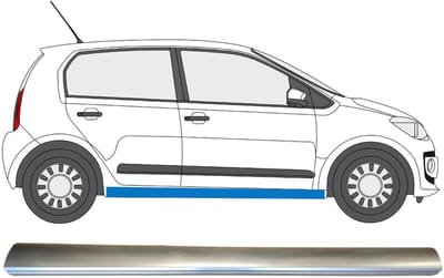 Reparatie dorpel onderste deel voor Volkswagen UP! 2011- / Rechts
