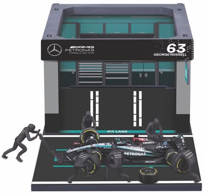 Bburago Mercedes-Benz Amg - Modelauto - Schaal 1:43 - Zwart/Turquoise