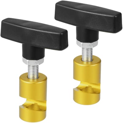 Allecto - Hood Strut Lift Support Clamp - 2 Stuks - Gouden Kleur - Spark Plug Caliper - Voor de meeste auto’s - Hoogwaardige kwaliteit