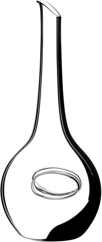 Zwart Tie Occhio Nero Decanter - Handgemaakte Kristallen Wijnkaraf 1210 ml