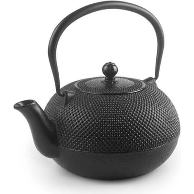 Theepot - IBILI - Zwart - Geëmailleerd Gietijzer - 1,8 L - Filter Inbegrepen