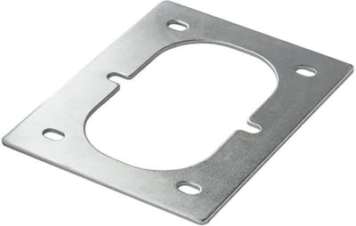ProPlus Montageplaat - 125 x 165 mm - robuust staal - voor artikel 342144