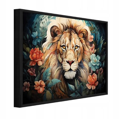 WALLARENA - Schilderij op Canvas 100x70 cm + Schilderijlijst - Canvas schilderij - Voor Kinderen motif - Voor Kinderen - Op het doek