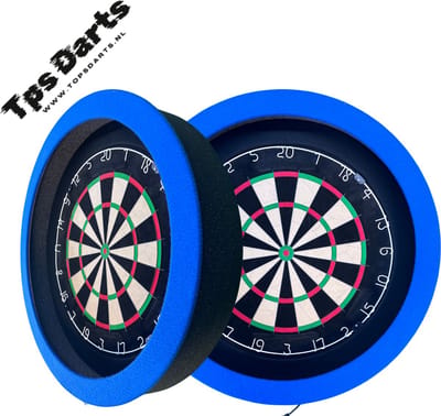 Tps Dartbord verlichting - Pure Zwart-Blauw - Led Dartbord verlichting - Led surround dartbord verlichting- dartbord