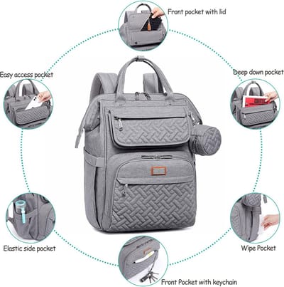 Babycommode Rugzak Luiertas Rugzak - diaper bag backpack, large capacity diaper bag