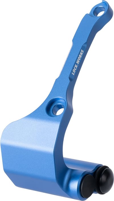 Lock Works Guardian GR100 Blauw (Rechterkant - 100mm) - ART4 - Permanent gemonteerd remschijfslot - Blauw