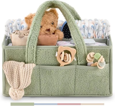 Luiertas Organizer voor Babybenodigdheden - Ruimtebesparende Wikkelorganizer met Handgrepen