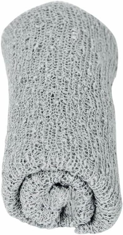 Baby Foto Wrap - Fotografie Doek - Baby Fotoshoot - Zacht Stretchy Materiaal - 150x40 cm - Grijs