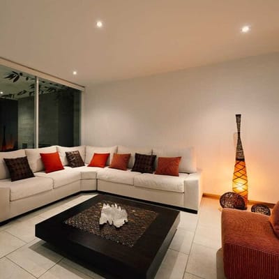 HOFTRONIC - 10x Venezia Badkamer spotjes RVS - Kleine inbouwdiepte 45mm - 2700K Extra warm wit - IP65 inbouwspots voor badkamer, keuken en woonkamer - 6 Watt 650 Lumen