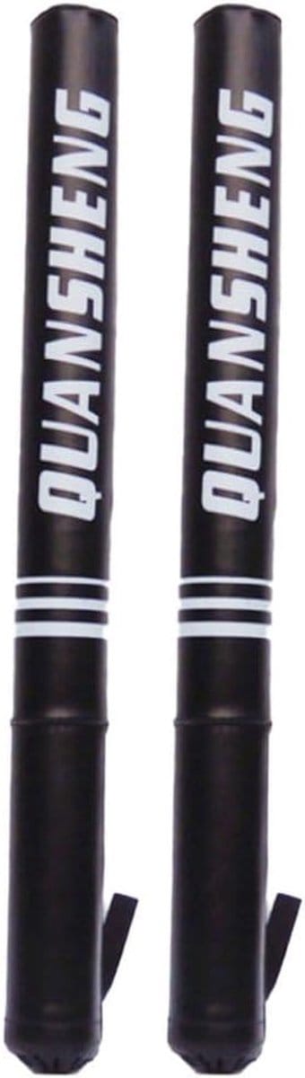 Boks Trainingsstokken - Slagpaddels Paar - Sport Training - Extra Dikke Vulling - 58 x 5 cm - Zwart