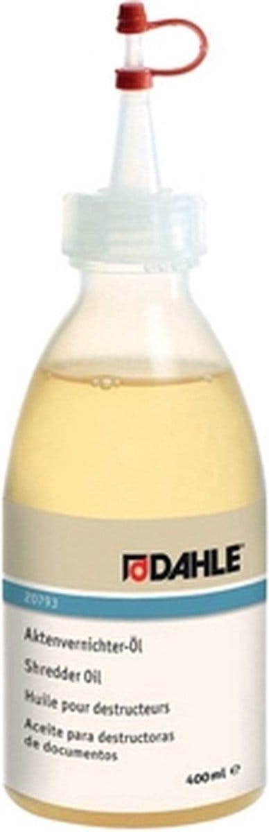 Dahle olie voor papiervernietigers, flacon van 400 ml