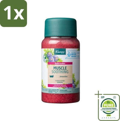 1 x Kneipp - Badzout - Muscle Soothing - Jeneverbes - Weldaad voor spieren - 600 g - Badzout - Spierpijn - Ontspanning - Wellness - Aromatherapie