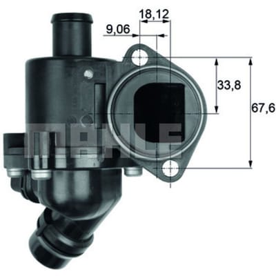 Thermostaat, koelvloeistof MAHLE TM 3 105