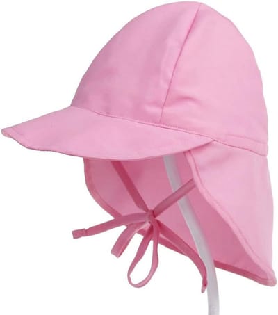 Zonnehoed Baby - Zomerhoed Kinderen - Bescherming Tegen Zon - Verstelbare Pasvorm - One Size - Blauw
