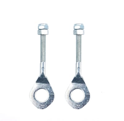 Dailygoody - Pit Bike Lange Draad Stalen Wiel- en Kettingspanners - Voor 12mm Assen - 5 Paar - Perfect voor 110cc 125cc - Verstelbare Spanners - Voor ...
