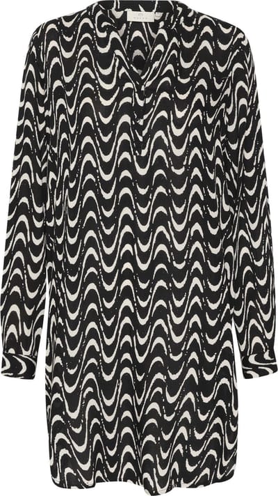 Kaffe KAmira Plain Weave Tunic Printed Dames Tuniek - Maat 38
