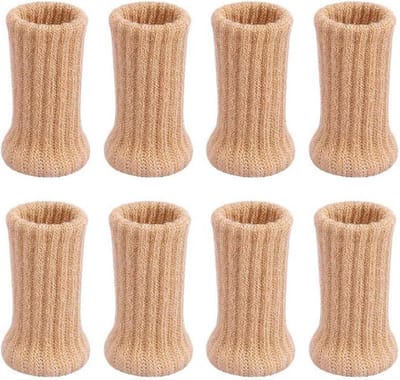 8 Stuks Stoelpootsokken voor Meubels - Antislip en Geluidswerend