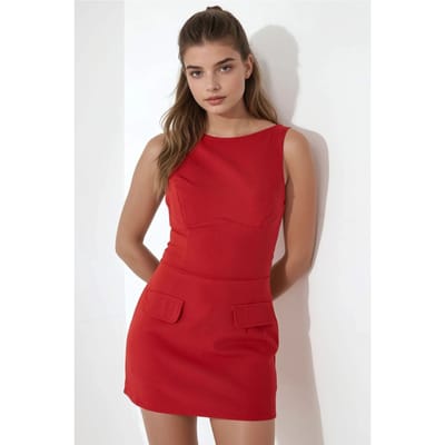 Aansluitende Mini-jurk met Shorts