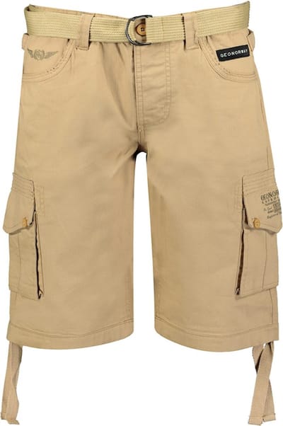 Geographical Norway Bermuda Met Riem Patrick Beige - XXL