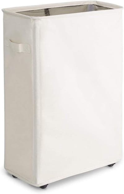 Opvouwbare Wasmand met Wielen - Ruimtebesparend en Duurzaam Design - 44L