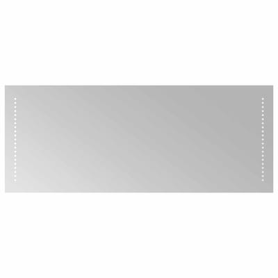 vidaXL - LED - Badkamerspiegel - Doorzichtig - 100 - x - 40 - cm - gehard - glas