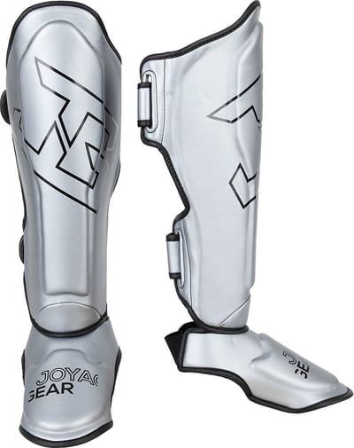 Joya Strike Scheenbeschermers - Kunstleer - Grijs - M