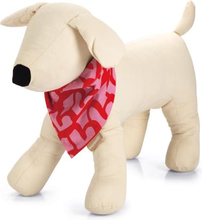 Beeztees - Honden Bandana - My Boss is Single - Hartjes - L