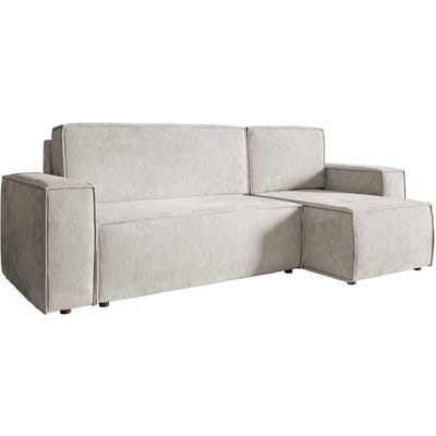 Hoekbank met slaapfunctie Crusado links/rechts chenille | Selsey Design