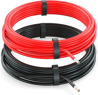 Flexibele 6mm² Voertuigkabel Set 2 Kleuren 10 Meter Dubbel Verpakt