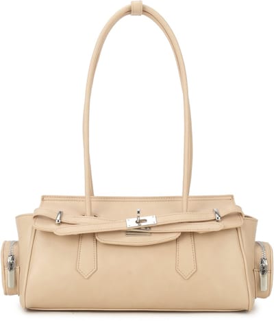 Giuliano kunstlederen schoudertas Natalie -Dames -Beige