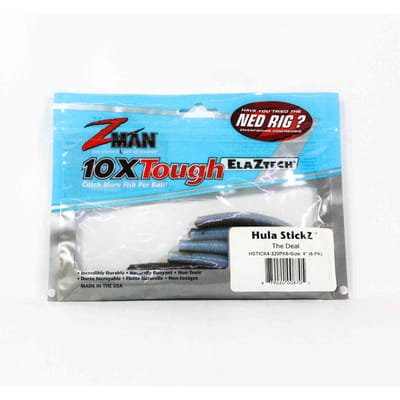 Zman Zacht kunstaas Hula Stickz 4 Inch 6/Pack De deal (8705) blue