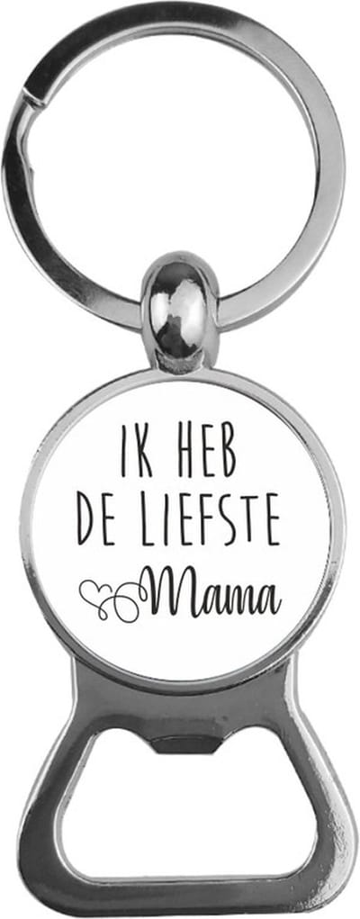 Bieropener Glas -  Ik Heb De Liefste Mama
