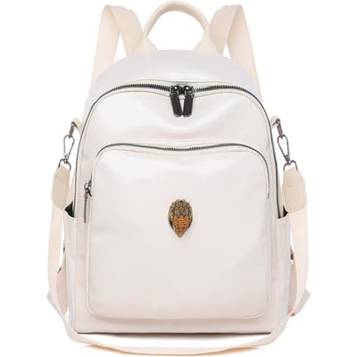 Sac à dos en cuir souple Style coréen Polyvalent et à la mode Grande capacité Sac à dos pour les déplacements professionnels