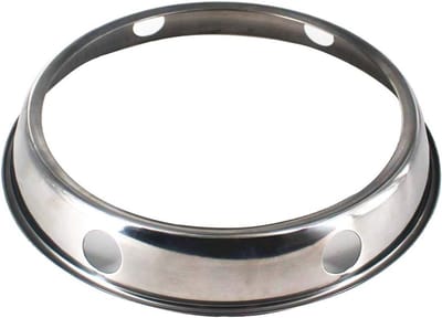Wok Pan Ondersteuning - Wok Ring - Stabiel Koken - Innovatief Ontwerp - Universele Maat - Zilver