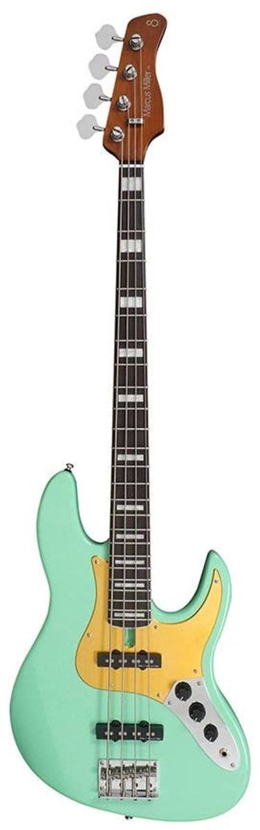 Sire V5.24 A4/MLG Marcus Miller 24-fret Passieve 4-snarige Basgitaar Mild Green