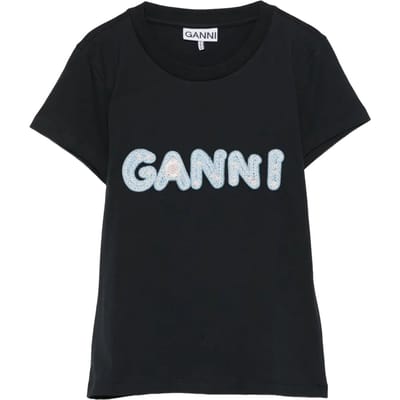 Ganni T-shirt en Polo Grey
